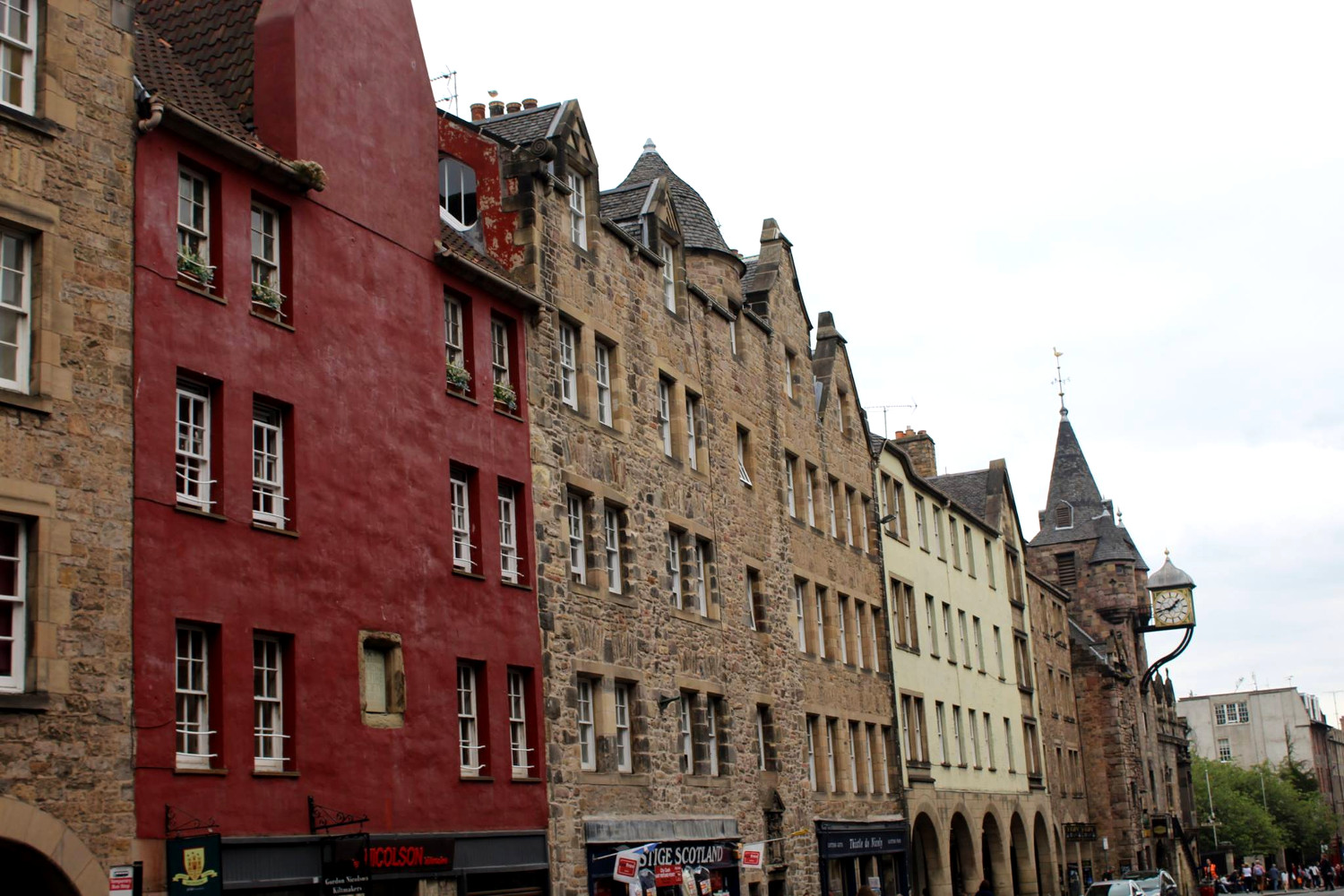 The Royal Mile, one of the top Edinburgh tourist attractions