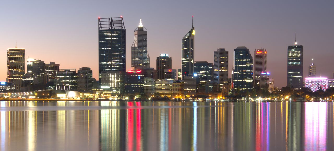 Perth skyline - wikimedia