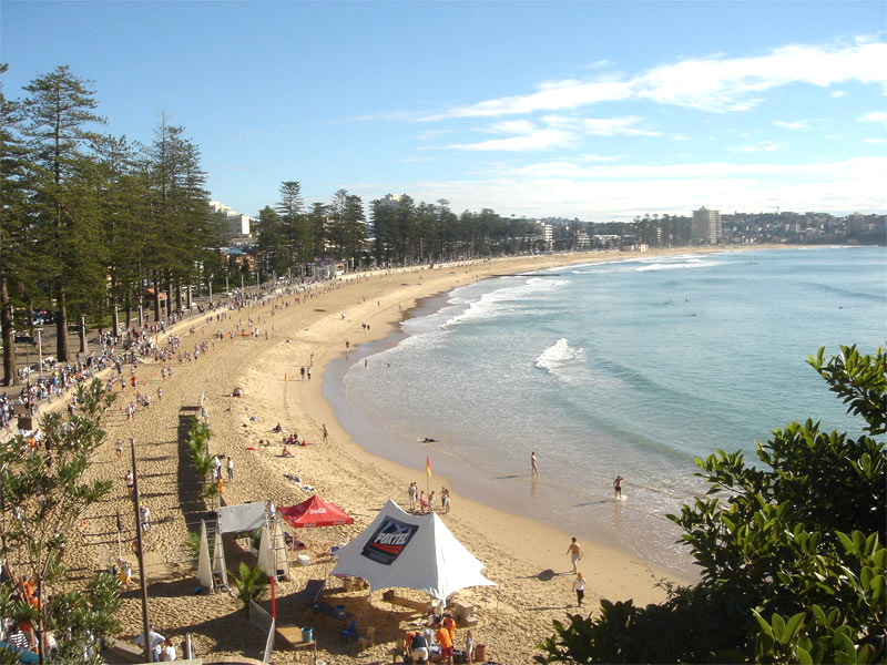 Manly Beach, Sydney, Australia Use this complete local's guide to Sydney, Australia and discover the top things to see in Sydney, best off the beaten path places to visit in Sydney, and tips for Sydney. #Sydney #Australia #Sydneytravel #travelguide #tourist #attractions #travel #Sydneyguide #Sydneytravelguide