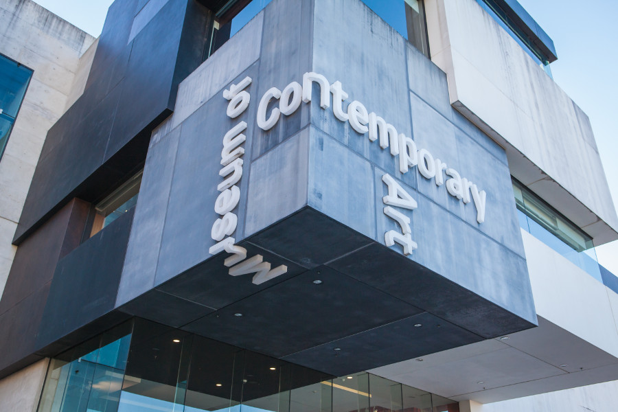 Museum of Contemporary Art in Sydney, Australia. Use this complete local's guide to Sydney, Australia and discover the top things to see in Sydney, best off the beaten path places to visit in Sydney, and tips for Sydney. #Sydney #Australia #Sydneytravel #travelguide #tourist #attractions #travel #Sydneyguide #Sydneytravelguide