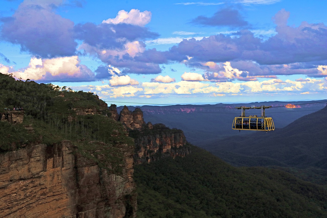 Sky Way & Three Sisters, Blue Mountains, Sydney, Australia - one of the great experiences in Sydney. Read this Sydney guide by a local and discover the top things to see and do in Sydney Australia, tips, hotels, and food in Sydney. #sydney #sydneytrip #sydneyattractions #sydneyaustralia #australiatravel #sydneytravel