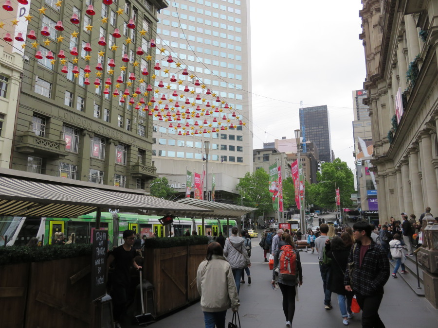 Bourke Street is one of the top attractions in Melbourne, Australia. Use this perfect 3-day itinerary for Melbourne to plan your trip. #melbourne #travel #melbourneattactions #tourism #australia #discovermelbourne #visitmelbourne #melbourneitinerary