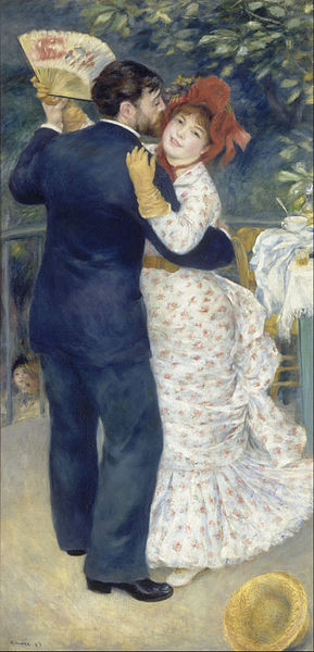 Pierre Auguste Renoir - Country dance, Orsay Museum, Paris. Things to know before visiting Musée d'Orsay, Paris, France.