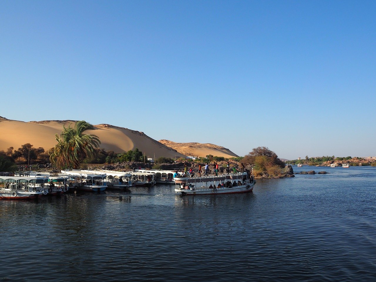 The Nile, Aswan, Egypt